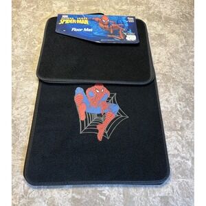 Marvel Spider-Man Car Floor Mat Set 4 Pieces Auto Vehicle Spider Man BDK